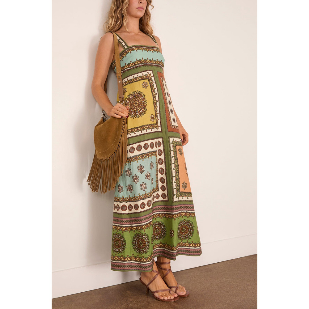 Alemais Contina Day Dress in Multi - Picture 2 of 11